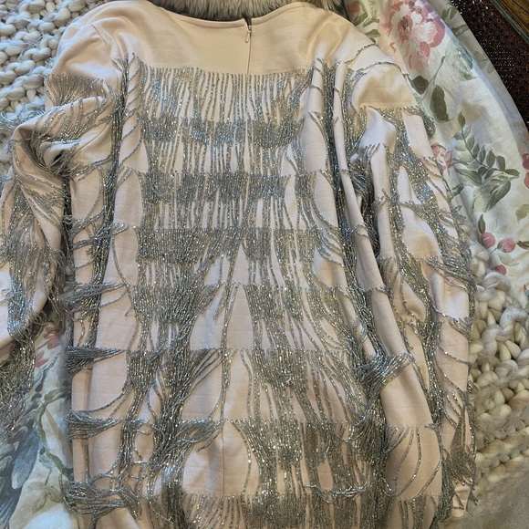 Formal fringe sparkle dress - Picture 2 of 4